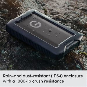 Disque dur externe portable professionnel 2 To G-Drive ArmorATD - Robuste et durable, USB 3.2 Gen 1 - SDPH81G-002T-GBA1D - Product Image 3