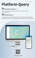 Traceur GPS magnétique sans fil 4G LTE en temps réel pour véhicule, avec batterie longue durée 20000 mAh, aimant puissant, compatible PC GSM GPRS Beidou