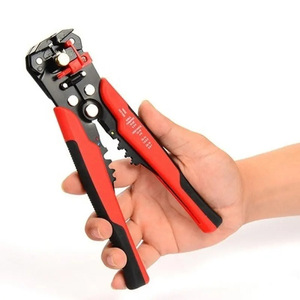 Alicates Pelacables Industriales <span class=keywords><strong>de</strong></span> Alta Resistencia 10-24AWG, Pelacables/Cortador/Crimpador Automático con Cuchillas <span class=keywords><strong>de</strong></span> Acero Endurecido y Plástico - Product Image 4