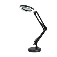 Standing Minimalist Metal Desk Lamp Magnifying Glass Eye protection Desk Lamp