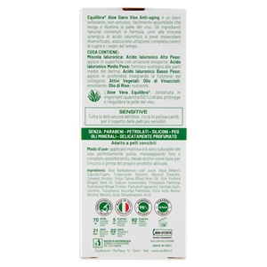 EQUILIBRA Suero Facial Antienvejecimiento con Aloe 30 ml Para Piel Sensible, Producto de Alta Calidad, Dermo, Hecho en Italia - Product Image 2