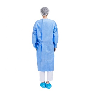 Camice Chirurgico Monouso Unisex in Tessuto Non Tessuto SMS per Isolamento Medico - Product Image 6