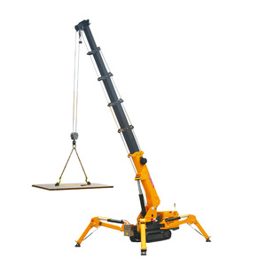Grúa Araña Sobre Orugas YSLANDSCAPE, Hidráulica, Telescópica, con Control Remoto, Plegable, Grúa Móvil de 3/5/8 Toneladas, Alcance de 10 m, Cantilever de 10 m - Product Image 6