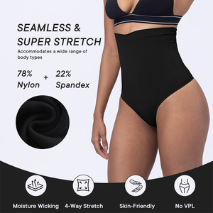 Wholesale Seamless Plus Size Tummy Control High Waist Thong Shapewear <strong>Underwear</strong> for Women