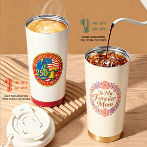 Vaso de Acero Inoxidable de Doble Pared de 16 oz, Edición Patriótica del 250 Aniversario de EE. UU. 1776-2026, Taza de Viaje con la Frase 'We The People', Regalo del 4 de Julio - Product Image 5
