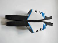 Sandales Claquettes Sport d'Hiver pour Hommes, Bout Vert, Imprimé Tendance, Semelle Intérieure Légère en PVC, Résistantes à l'Usure pour Douche et Extérieur