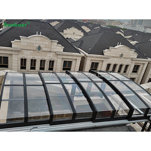 Top rated Anti uv/hujan/salju disesuaikan sunroom atap polikarbonat atap atap plastik dapat ditarik atap balkon - Product Image 1