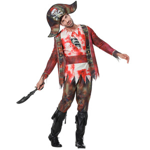 <span class=keywords><strong>Costume</strong></span> de cosplay de <span class=keywords><strong>pirate</strong></span> sanglant <span class=keywords><strong>des</strong></span> <span class=keywords><strong>Caraïbes</strong></span>, <span class=keywords><strong>costume</strong></span> de rôle-playing d'Halloween, tenue de zombie capitaine, <span class=keywords><strong>costume</strong></span> de fête de carnaval terrifiant - Product Image 5