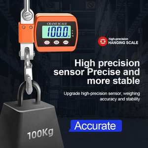 Báscula Digital Colgante de 500 kg, Alimentación por 3 Pilas AA, Pantalla LCD de Acero, Báscula Electrónica para Grúa GYS-152B - Product Image 5