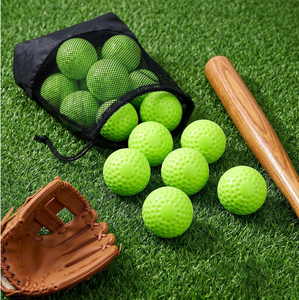 Ballons de baseball d'entraînement en mousse PU alvéolée, sans sensation de coup, pour machine à lancer, 9 pouces, 5 OZ, pour la pratique sportive en extérieur - Product Image 5