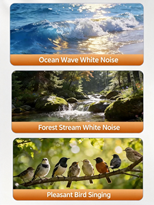 Nouveau haut-parleur LED ultra-fin <span class=keywords><strong>pour</strong></span> oreiller |   Machine à sons <span class=keywords><strong>pour</strong></span> le sommeil activée |   Musique de fond Hi-Fi, bruit blanc, lecture d'histoires - Product Image 5