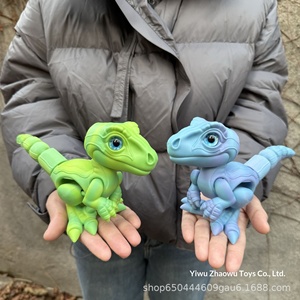 FUSEJOY Figuras de Juguete de Dinosaurios Velociraptor Impresas en 3D de PVC, Serie Animal Divertida, Éxito de Ventas Transfronterizo, Edades 7+, Regalos Perfectos - Product Image 3