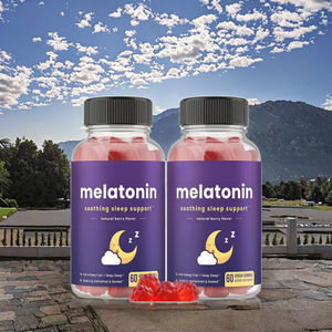Ayuda natural para dormir Melatonin Gummies Vitaminas para adultos OEM/ODM Etiqueta privada Gummy-GMP Certificado 60-Count - Product Image 3