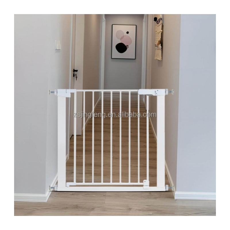 Baby Gate for Stairs No Drilling Safe Durable Solution