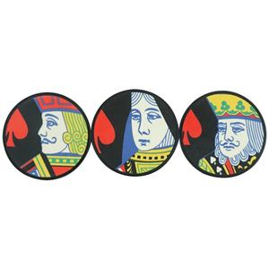 Fichas de póker de cerámica con diseño personalizado de rey y reina, monedas de juego de <span class=keywords><strong>casino</strong></span> sin denominación - Product Image 5