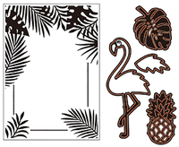 CE20180815 Pochoir de découpe en métal 106*150mm et ensemble de pochettes de gaufrage en plastique pour loisirs créatifs, scrapbooking et fabrication de cartes