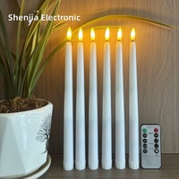 Bougie LED télécommandée à longue tige en forme de balle pour la décoration d'ambiance d'anniversaire et de mariage, origine Chine, emballage standard
