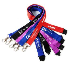 Zhongshan Promotional Custom Printed Neck <b>Polyester</b> <b>Lanyard</b> with logo Free Sample - Product Image 3