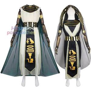 Costumes de pharaons égyptiens HP Best Made pour femmes, costume d'adulte Cléopâtre pour Halloween - Product Image 1