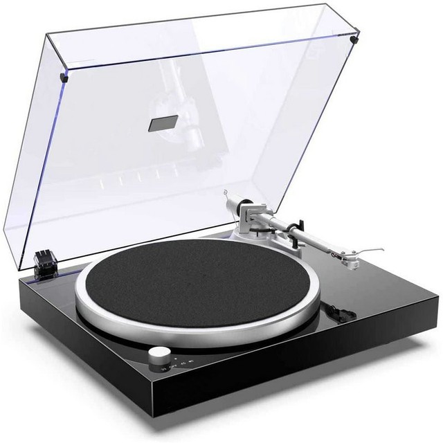 Hi-Fi BT Turntable Die-Cast Aluminium Platter Moving Magnet Cartridge Vinyl Player Home Studio