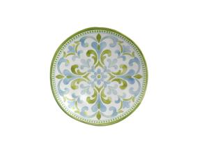 Ensemble de vaisselle en mélamine <span class=keywords><strong>Chic</strong></span> Scenic avec des détails peints à la main, idéal pour les pique-niques, le camping et les sorties en plein air - Product Image 3