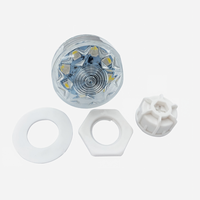 Vente en gros Chine : Éclairage de fête foraine 45mm RGBW Cabochon 24V, Lumières LED à points pixel pour manèges de parc d'attractions et éclairage d'attractions de kermis
