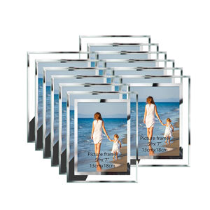 Cadre photo en verre cristal de 6 pouces le plus populaire pour mariage, vente en gros, cadre photo en verre cristal fait main créatif - Product Image 1