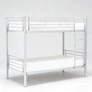 Lit superposé en métal durable et sûr Lit à deux étages pour l'école Étudiant Dortoir Hôtel <span class=keywords><strong>Auberge</strong></span> <span class=keywords><strong>de</strong></span> <span class=keywords><strong>Jeunesse</strong></span> - Product Image 2