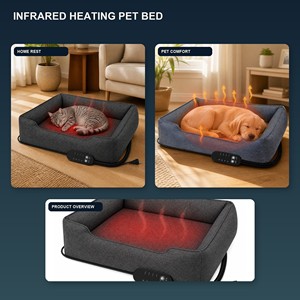ZT OEM ODM Alfombrillas Transpirables de Terapia Infrarroja para Perros y Gatos, para el Hogar, para Mascotas - Product Image 3