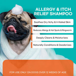 Özel etiket profesyonel organik Pet bakım yavru köpek ürünleri Anti kaşıntı bakım şampuan hafif temizlik ve banyo için köpek - Product Image 4