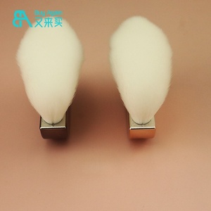 PRO — brosse <span class=keywords><strong>pour</strong></span> ombre à paupières en vrai cheveux de chèvre naturel, pinceaux de maquillage <span class=keywords><strong>pour</strong></span> le nez, ombre à angle unique - Product Image 5