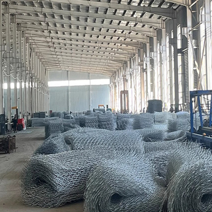 Ağır Hizmet Tipi Galvanizli Çelik Kıvrımlı Tel Örgü <span class=keywords><strong>Gabion</strong></span> Sepeti, Eğim ve Erozyon Kontrolü için Düz Örgülü - Product Image 5