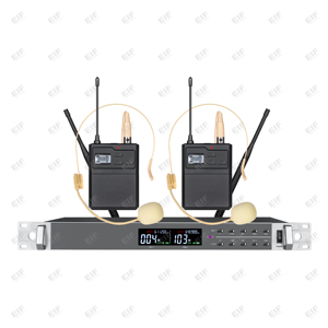 ไมโครโฟนคาราโอเกะแบบสองช่องสัญญาณคุณภาพสูง EIF HD-2000 พร้อมระบบตัดเสียงรบกวนและวัสดุโลหะ สำหรับคาราโอเกะ ราคาโรงงาน OEM - Product Image 4