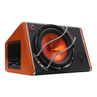 Kuer Nouveau Modèle Subwoofer Audio Voiture 10 Pouces avec Tweeter, Basses Puissantes, Grande Puissance, Bobine Simple, 12 V CC, Subwoofer Actif pour Voiture