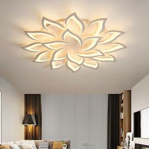 Éclairage 2022 Dernières Moderne Acrylique Fleur Fer Plafonniers Lustre Pour Salon Hall Hôtel <span class=keywords><strong>Simig</strong></span> Éclairage 2022 - Product Image 1