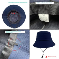 Sombreros de cubo personalizados para sol personalizados, gorras con estampado bordado de punto para exteriores de alta calidad, sombrero de cubo de Golf con logotipo personalizado