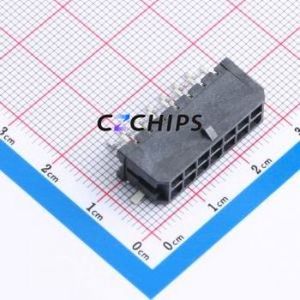 430451409 Wire-to-Board Pin Header SMD,P=3mm,Horizontal Mount Connector 2x7P 3mm Horizontal Mount Micro-Fit (MX 3.0) - Product Image 1