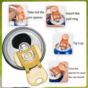 Protector de Bebidas con Abrebotellas Fácil de Usar, Cubierta Completa, Herramienta para Abrir Latas de Refresco, Tapa Protectora Colorida para Latas de Refresco - Product Image 4