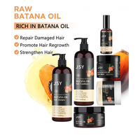 Collection de soins capillaires à l'huile de Batana avec shampoing, après-shampoing, gommage capillaire au romarin, revitalisant profond, beurre capillaire et huile – Marque privée