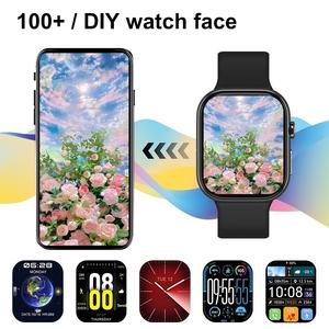 Montre connectée T8PLUS transfrontalière, écran AMOLED, Android, carrée, IP68, modes sportifs multiples, fréquence cardiaque, aluminium, silicone, magnétique - Product Image 3