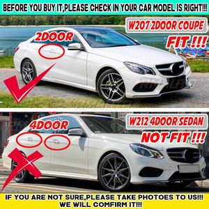 W207 <b>Car</b> Front Bumper Lip Body Kit Splitter <b>Diffuser</b> Spoiler Protector <b>for</b> Mercedes <b>for</b> Benz W207 E-Class E200 E350 2014-2016 - Product Image 2