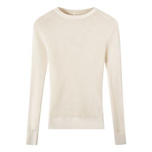 Women's Sweater Hollow Out Knitwear Ladies Crew Neck Autumn <b>Jumper</b> <b>Pullover</b> Knitted Top Merino Wool Sweater - Product Image 1