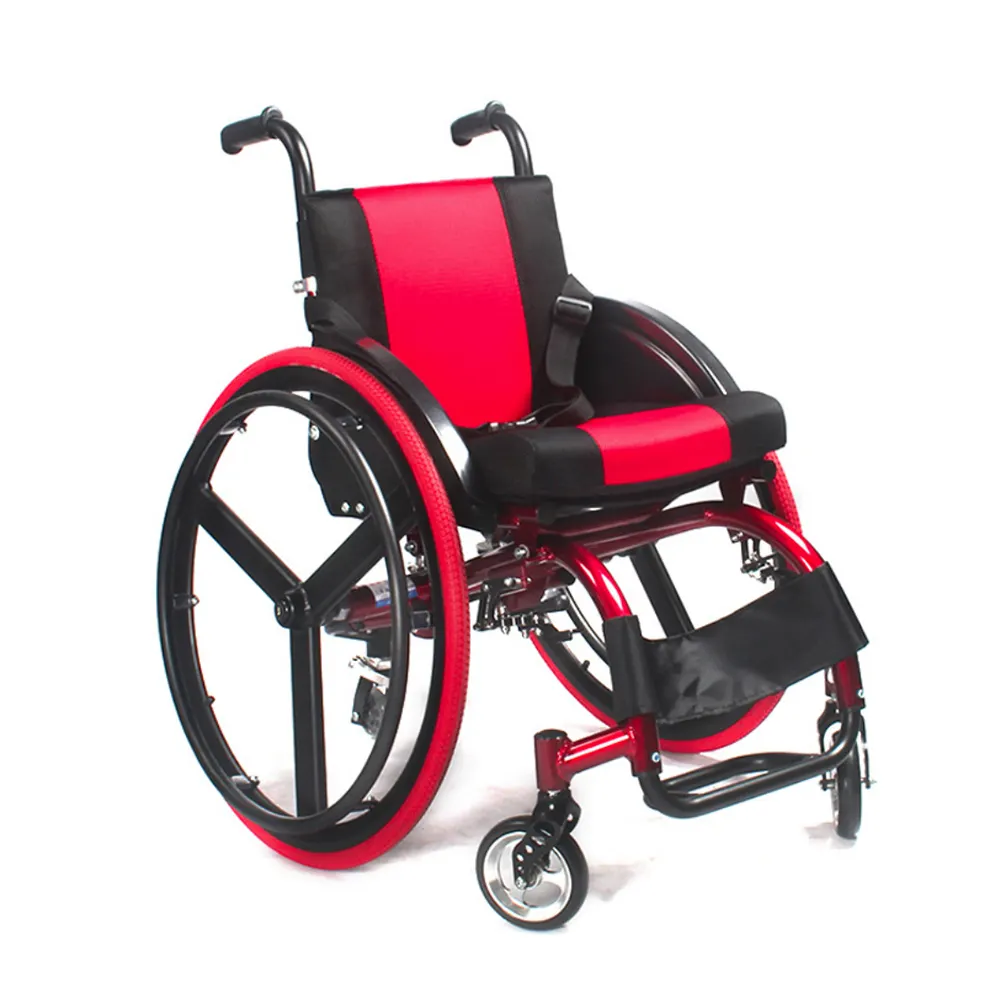 Silla de ruedas Manual ligera para personas con movilidad reducida, asiento deportivo para personas mayores, cómodo y colorido, producto en oferta