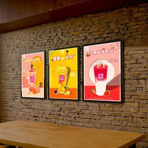 Siêu mỏng PVC LED hộp đèn bảng hiệu trong nhà/ngoài trời độ sáng cao OLED quảng cáo đơn vị khung nhôm siêu mỏng hiển thị - Product Image 4