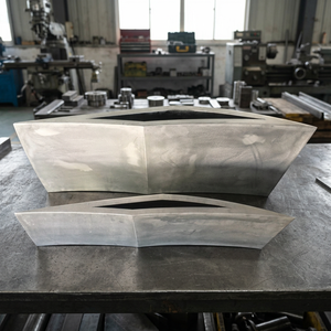 Panneau mural en métal personnalisé, composant de façade géométrique, revêtement en aluminium pour l'extérieur des bâtiments - Product Image 1