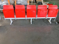 Chaise de stade pliante creuse de couleur personnalisée avec dossier utilisé pour le terrain de sport de basket-ball de football