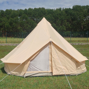 <span class=keywords><strong>Tenda</strong></span> da Campeggio Pop-up in <span class=keywords><strong>Cotone</strong></span> Beige e Oxford Bianco per Turisti - Product Image 4