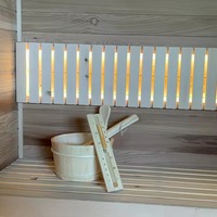 Ruang Sauna Kayu Solid Premium yang Dapat Disesuaikan, Mewah, Modern, Tahan Lama, dan Berkualitas Tinggi