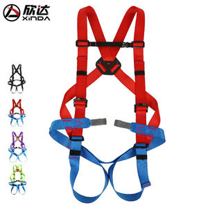 Harnais de sécurité intégral Xinda, résistance à la rupture de 1500 kg, 2 anneaux en D pour l'escalade, la descente en rappel et les secours incendie - Product Image 1