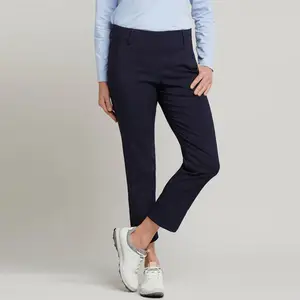 Vêtements de golf de haute qualité pantalons de performance couleur unie vierge respirant Slim femmes pantalons de golf extensibles